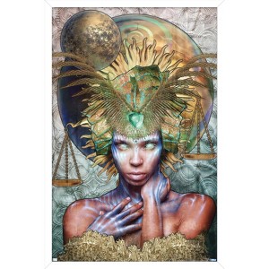 Trends International Jena DellaGrottaglia: Cosmic Zodiac - Libra Framed Wall Poster Prints - 1 of 4