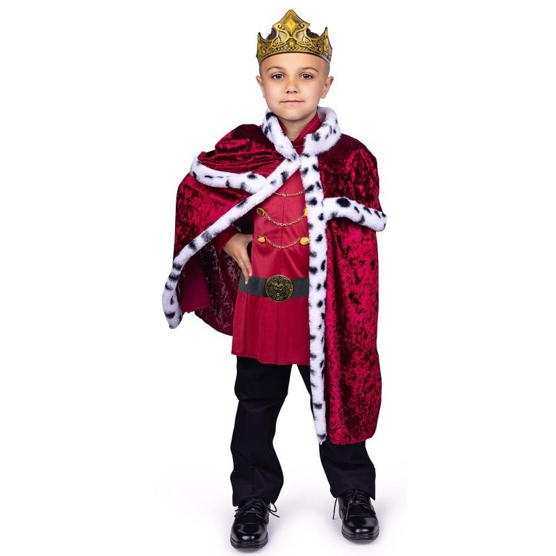 Dress Up America King Costume for Toddler Boys - Toddler 4, 1 of 5