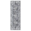 Area Rug Machine Washable Rug Vintage Medallion Indoor Accent Rug Traditional Floral Print Rug for Living Room Bedroom - 2 of 4