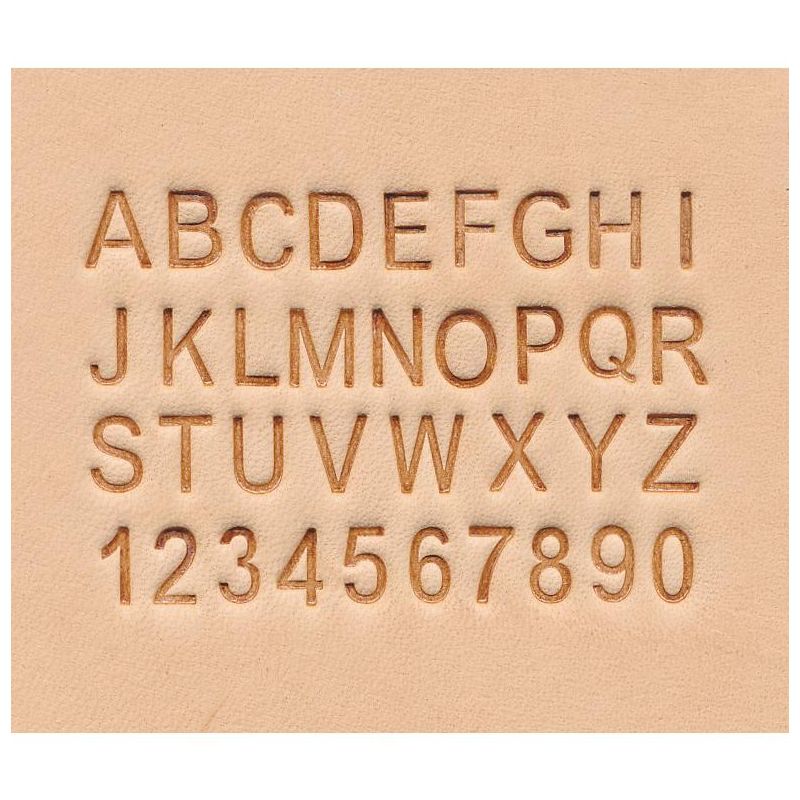 Silver Creek Leather Alphabet and Number Punch Set, 3 of 4