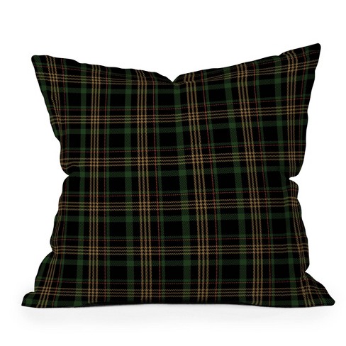 Madison Plaid Chair Pad Cushion Set of 2