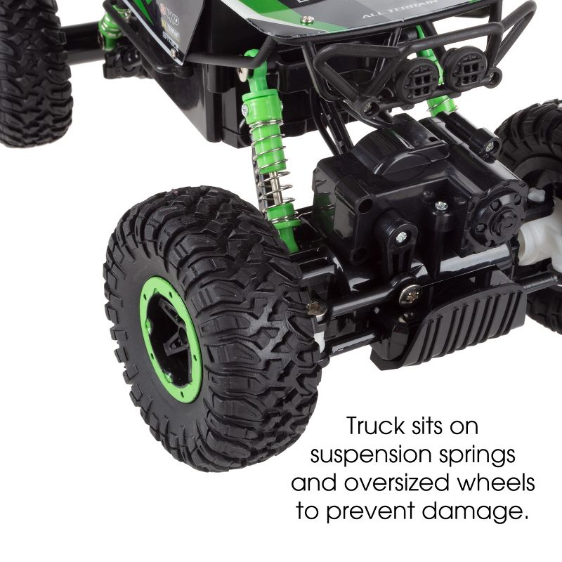 Toy Time Kids' 1:16 Scale Remote Control Monster Truck - Green, 5 of 8