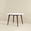 NicBex Round Dining Table 46" Modern Minimalist Wood Dining Table for Dining Room - 3 of 4