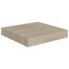 vidaXL Floating Wall Shelves 4 pcs Oak 9.1"x9.3"x1.5" MDF - 3 of 4