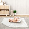 Sweet Jojo Designs Girl Baby Swaddle Blanket Rose Solid White - 2 of 4