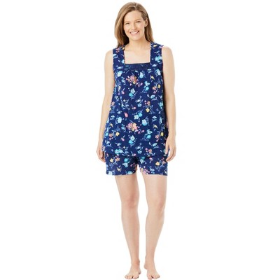 Dreams & Co. Whisperweight Gauze Shorty PJ Set