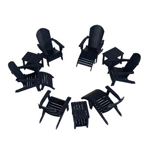 WestinTrends Tuscany HIPS¬¨‚Ä†Outdoor¬¨‚Ä†Patio¬¨‚Ä†Folding¬¨‚Ä†Adirondack¬¨‚Ä†Chair (12-Piece Set) - 1 of 4