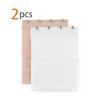 INSPIRE CHIC Women's Elastic Bra Hook Strap Extensions 3 Rows 2 Pcs - 2 of 4