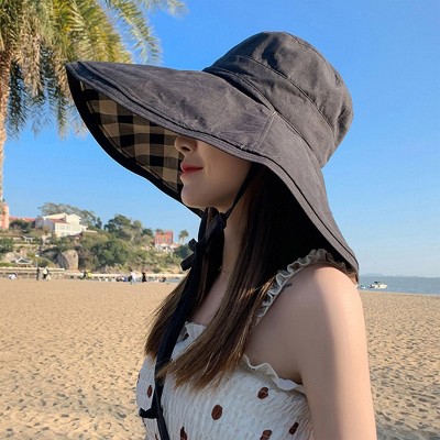 Anna-Kaci Women's Double-Sided Reversible Wide-Brim Sun Hat - image 2