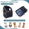 GOOPAWS Pet Carrier Backpack for Dogs and Cats, Collapsible with Breathable Mesh Dog Backpack, for Pets Up to 25 Lbs - 3 of 4