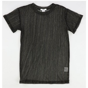 bar III Womens Sheer Knit Blouse - 1 of 2