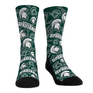 NCAA Michigan State Spartans - Microdot All Over Rock 'Em Socks - 1 of 1