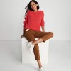 Lands' End Women's Mid Rise Classic Straight Leg Chino Ankle Pants - image 4 of 4