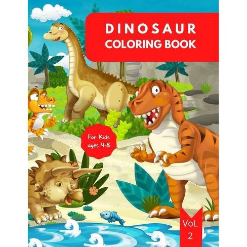 Download Dinosaur Coloring Book For Kids By Camelia Jacobs Paperback Target