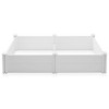 Casafield White Vinyl Raised Garden Bed, Outdoor Above Ground Garden Planter Box for Flowers, Vegetables, and Gardening - 3 of 4