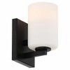 Access Lighting Sienna 1 - Light Vanity in  Matte Black - 4 of 4