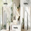 Mewoofun Full Length Mirror with Stand, 59"X16"X3", Black - 4 of 4