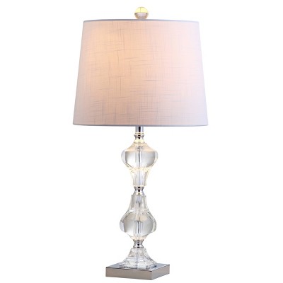 26" Crystal Chloe Table Lamp (Includes LED Light Bulb) Clear - JONATHAN Y