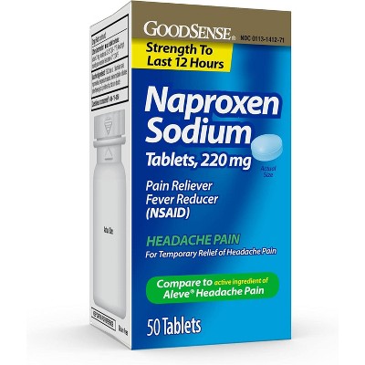 semaglutide and naproxen Good Sense Naproxen Sodium 220 mg Caplets for Temporary Pain Relief, 50  Count : Target
