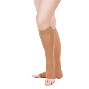 Allegro #78 Essential Sheer Support 8-15 mmHg Compression Socks Knee High, Open Toe - 1 of 1