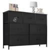 NicBex 7 Drawers Dresser for Bedroom,Modern Dresser with Metal Frame,Dressers for Kids Room,Living Room,Entry and Hallway,Gray/Black/Brown/White - 2 of 4