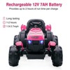 12V Electric Ride-On Tractor for Kids with Detachable Trailer, Parental Remote Control¨C Battery Toy Vehicle for Ages 3+ - 4 of 4
