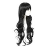 Unique Bargains Women's Curly Wigs 28" Black with Wig Cap - 3 of 4