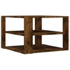 vidaXL Coffee Table Smoked Oak Engineered Wood Small Coffee Table - 2 of 4