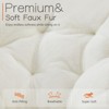 Mr Ironstone Comfortable Folding Disc Chair - Faux Fur Accent Chair for Bedroom & Living Room (Adult Size) - 2 of 4