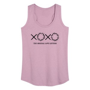 Women's - Instant Message - The Original Love Letters Graphic Racerback Tank - 1 of 4