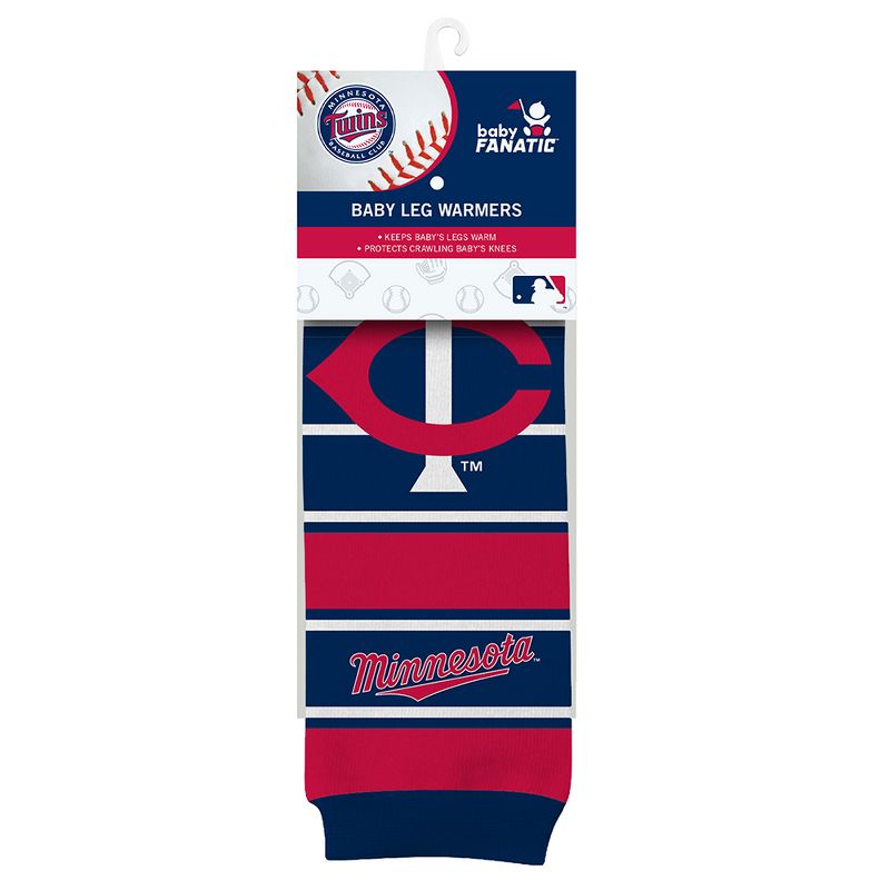 Baby Fanatic Officially Licensed Toddler & Baby Unisex Crawler Leg Warmers - MLB Minnesota Twins, 1 of 7