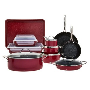 Curtis Stone 17-piece All-Purpose Cookware Set Refurbished - 1 of 4