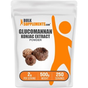 BulkSupplements Glucomannan (Konjac Root) Powder - 1 of 4