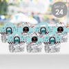 Big Dot of Happiness 50's Sock Hop DIY 1950s Rock N Roll Party Clear Goodie Favor Bag Labels Candy Bags with Toppers Set of 24 - 2 of 4