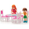 Pink Convertible 2-Seater Vehicle Doll Accessories with Lights and Sounds 10 Pc - Toy Car Includes Helicopter Doll, 2 Figurines, Dining Table Set - 4 of 4