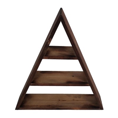 Transpac Wood Tree Display Shelf for Decorative Objects and Tree Sculptures Christmas Brown Tabletop Decor Indoor Use  Spot or Wipe Clean Gift Giving