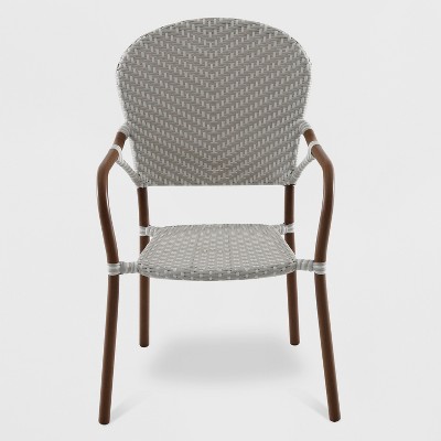 threshold wicker patio cafe chair