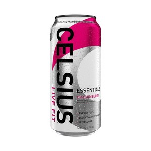 Celsius Essentials Dragonberry Sparkling Functional Energy Drink - 16 fl oz Can - 1 of 4