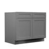 Kitchen Base Cabinet, Unassembled Cabinet with Adjustable Shelf without Top - 2 of 4