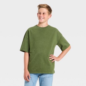 Boys' Heavyweight Short Sleeve T-Shirt - art class™ - 1 of 3
