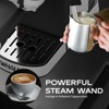 WHALL Touchscreen Espresso Machine 20 Bar，Espresso Coffee Maker with Milk Frother Steam Wand, Stainless Steel Coffee Machine with Removable Water Tank - 3 of 4