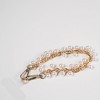 Hello Lux Metal Chain with Faux Pearls Phone Wristlet - Gold - 4 of 4