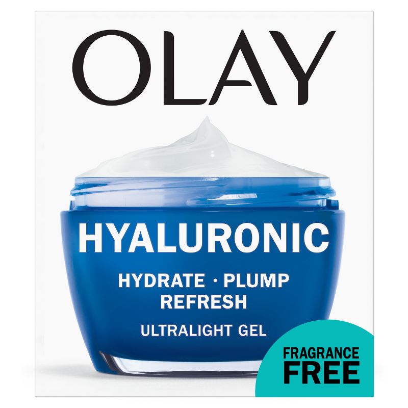 Olay Regenerist Hyaluronic + Peptide 24 Face Moisturizer Gel Fragrance-Free - 1.7oz, 1 of 16
