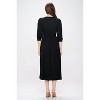 WEST K Womens Hadley Three Quarter Sleeve Full Wrap Dress - 3 of 4