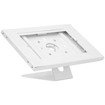 Mount-It! Anti-Theft Tablet Kiosk | Locking Tablet Enclosure w/ Counter Top & Wall Mount Base | Compatible w/ iPad 9.7, 10.2, 10.5 & Galaxy Tab A 10.1