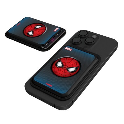 Keyscaper Marvel Spider-Man Grid Black Magnetic Credit Card Wallet