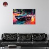 Notoriart Classic Night Drive Car Wall Art Framed - 2 of 4