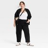 Women's Leisure Studio Mid-Rise Barrel Leg Sweatpants - Universal Thread™ - 3 of 3
