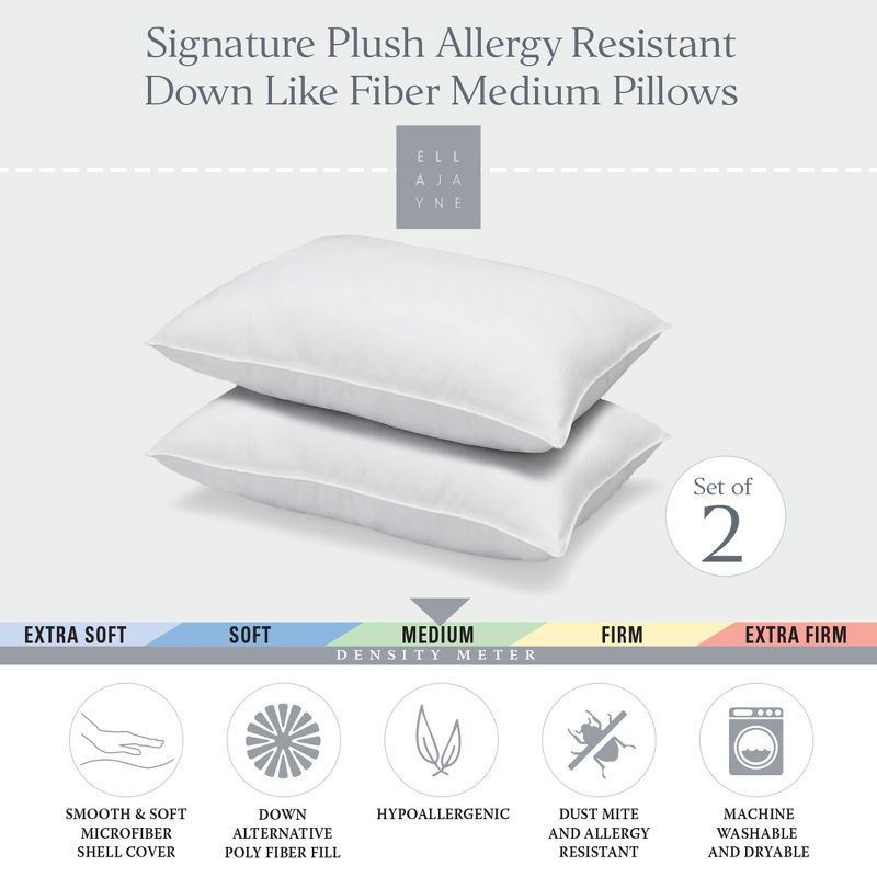 Ella Jayne Signature Allergy-Resistant Down Alternative Pillow, 2 of 7