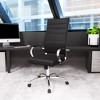LeisureMod Benmar Modern High Back Leather Office Chair with Adjustable Height, Swivel Base, Ergonomic Design for Home Office, Study, or Workspace - 2 of 4